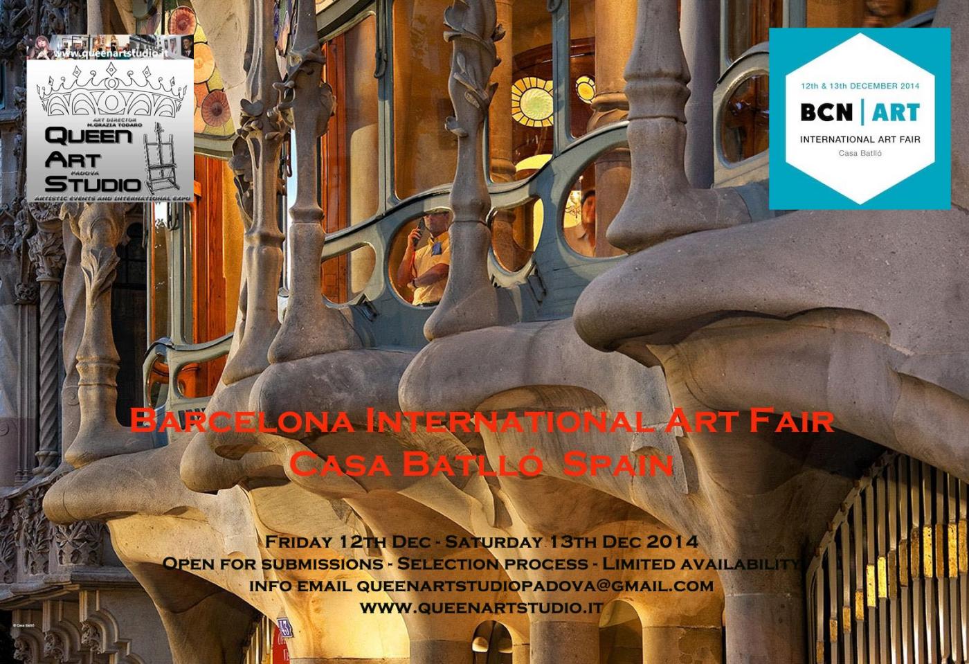 Barcelona International Art Fair Casa Batlló 12 - 13 dicembre 2014-Open Call for Artists