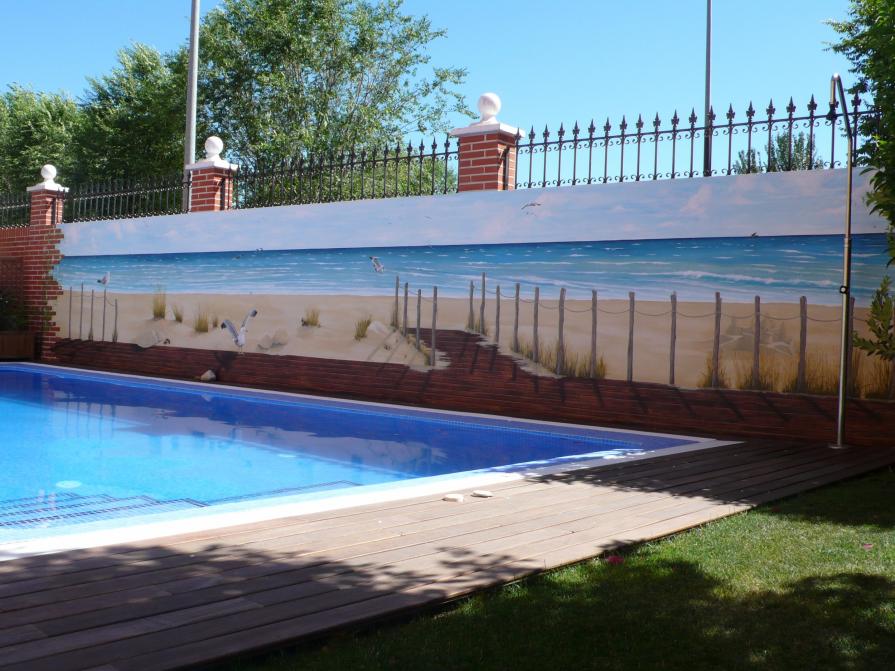 tromp l'oeil  piscina