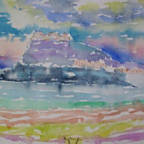 making the Procida landscape