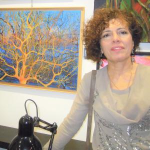 Maristella Angeli, presente all’inaugurazione della Rassegna Artistica Internazionale “Art Shopping for Christmas 2019”, Roma