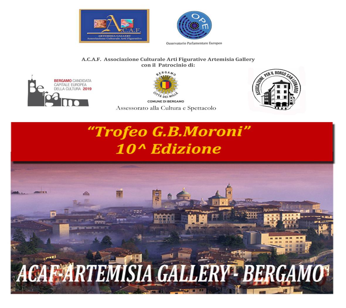 10^ EDITION INTERNATIONALE CONPETITION OF PAINTING "TROPHY G.B.MORONI"