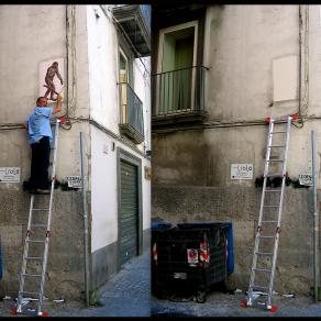 il Cacciatore di Graffiti (Augusto De Luca) ruba graffiti a Napoli. 2