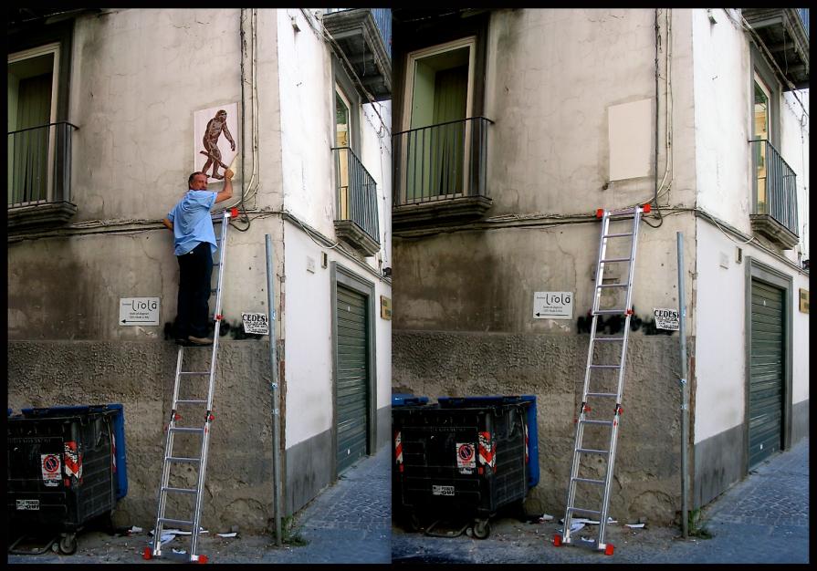 il Cacciatore di Graffiti (Augusto De Luca) ruba graffiti a Napoli. 2