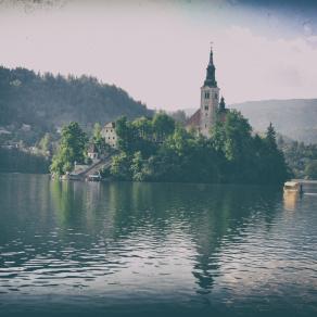 Lago di Bled, paesaggio rilassante...