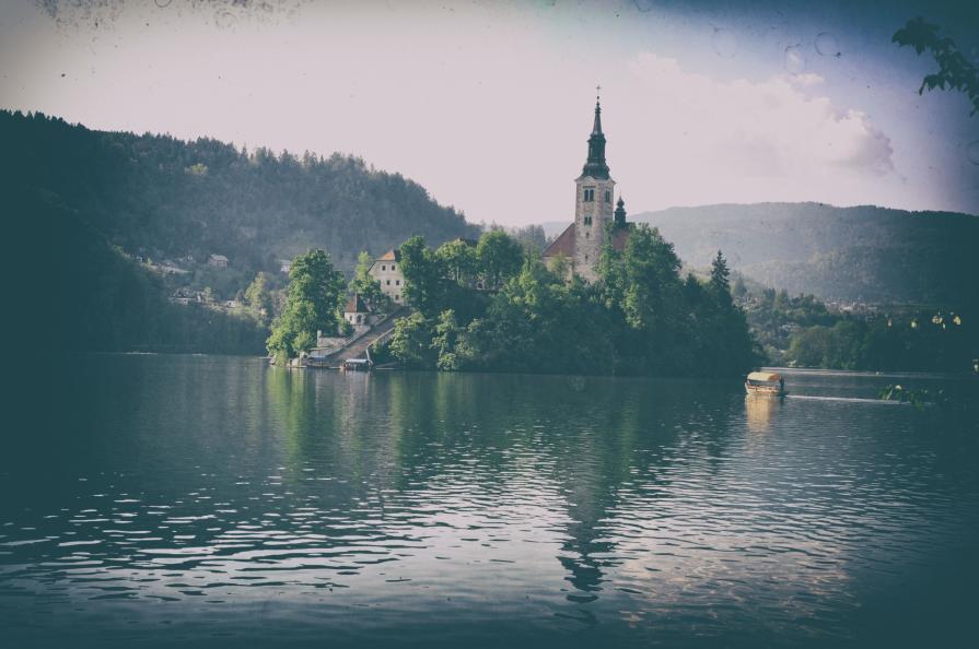 Lago di Bled, paesaggio rilassante...