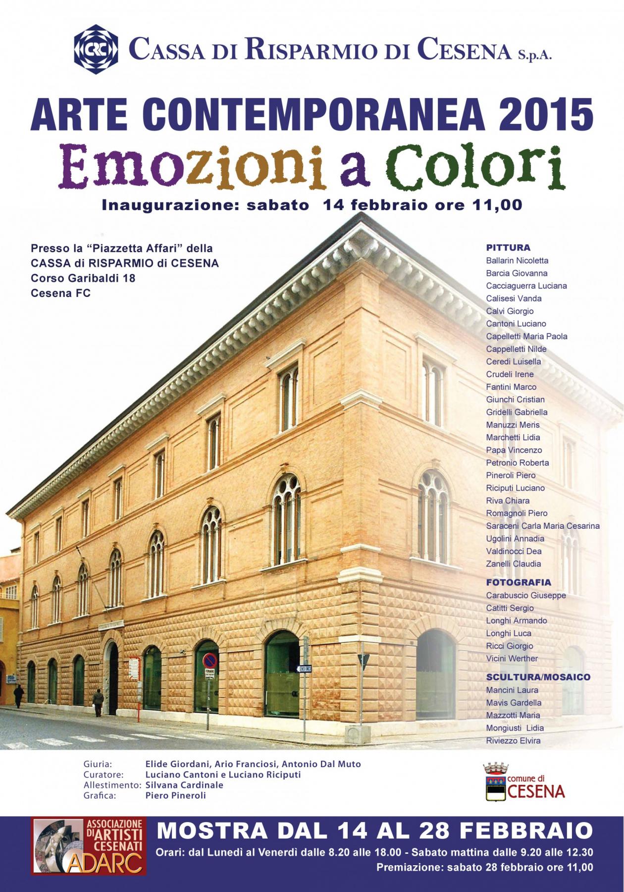 ARTE CONTEMPORANEA "EMOZIONI A COLORI"