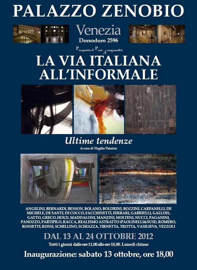 LA VIA ITALIANA ALL'INFORMALE - ULTIME TENDENZE