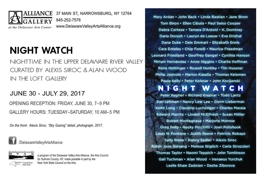 Carla Strozzieri participa a “Night Watch” mostra d'arte curata.