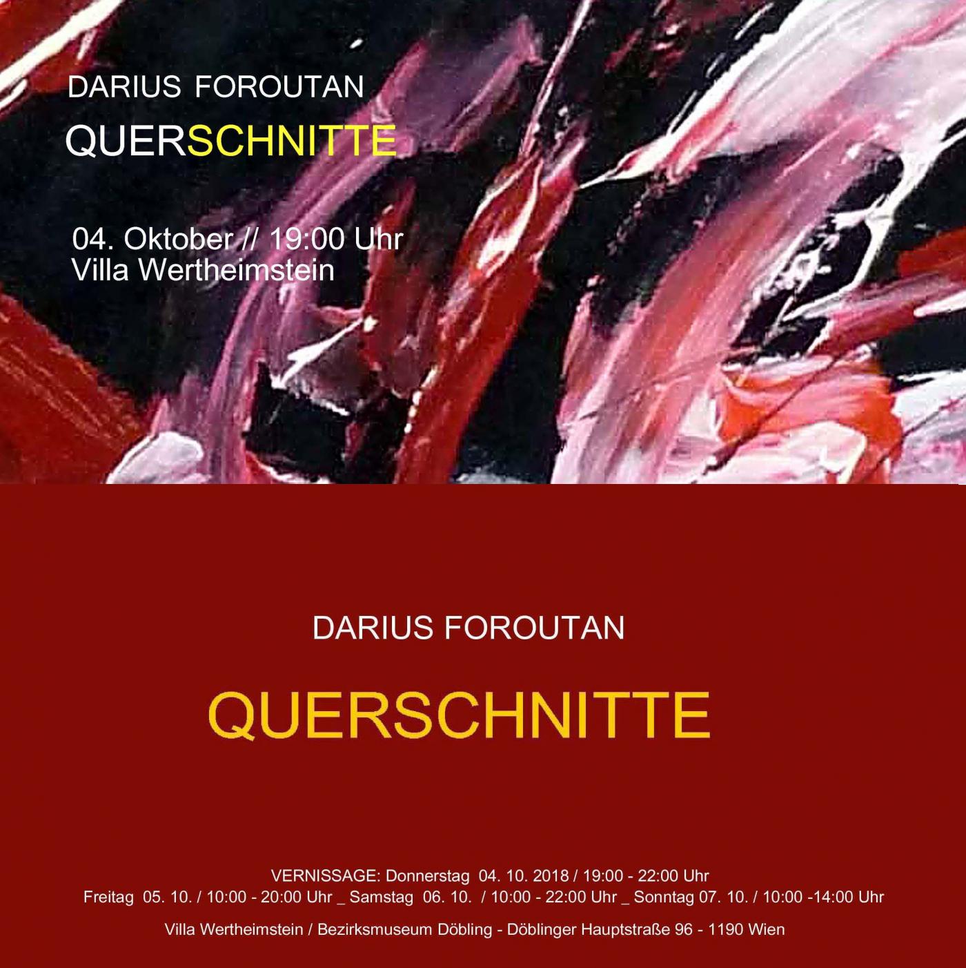 DARIUS FOROUTAN - QUERSCHNITTE