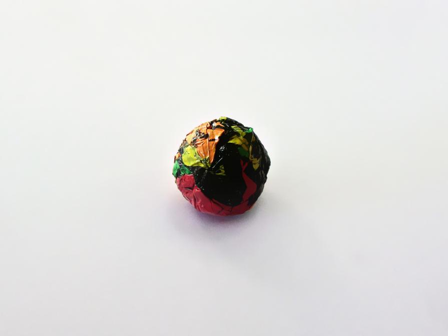 Untitled (small ball of painting) 