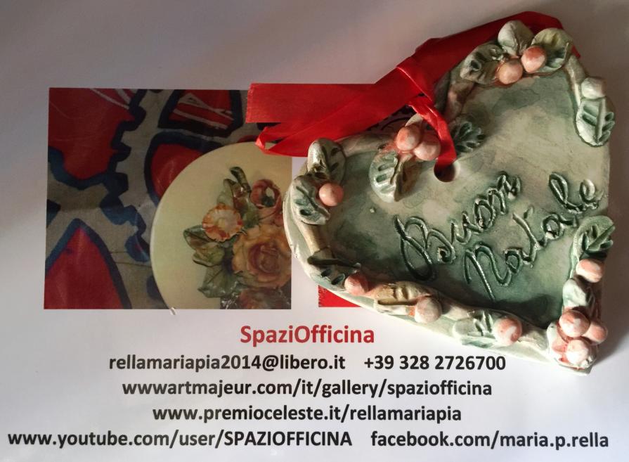 chiudipacco ceramico Buon Natale