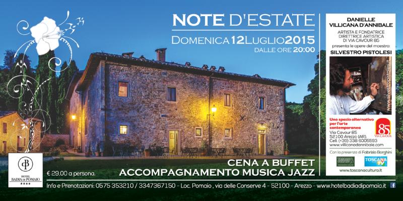 Note d'Estate - L'Arte di Silvestro Pistolesi a seguire cena & trio jazz di Luigi Capoccia