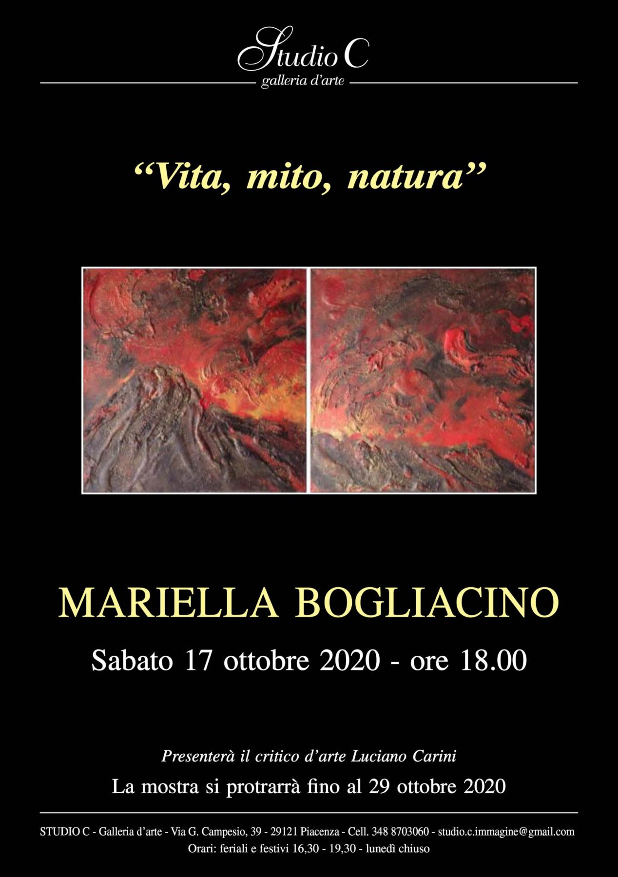 Vita Mito Natura a cura di Luciano Carini - Studio C Galleria d'Arte Contemporanea - Piacenza