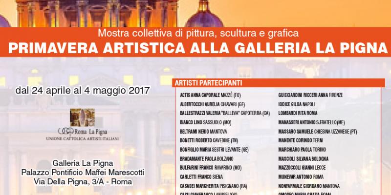 Artistic Springtime to Pigna Gallery in Rome