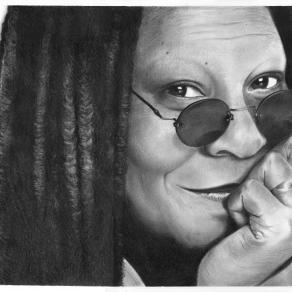 Portrait of Whoopi Goldberg