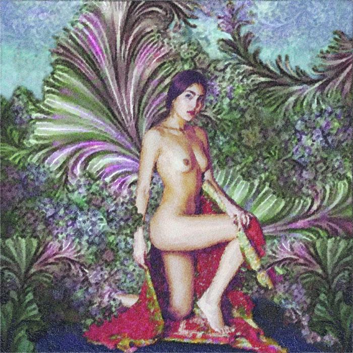 girl in the garden of fantasy