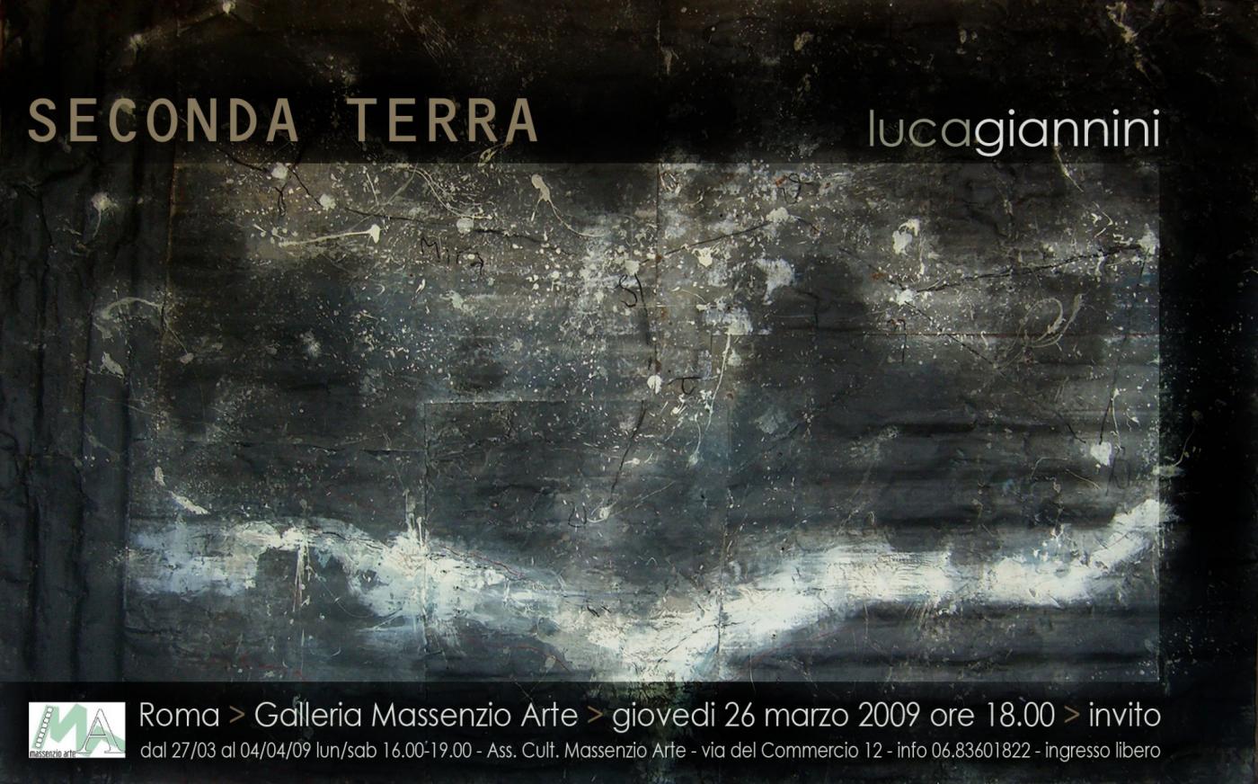 Luca Giannini - "Seconda Terra" - solo exhibition at MassenzioArte Gallery, Rome