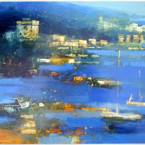 PAESAGGIO DEL MARE _SANTA CATERINA _NARDO' tecnica mista su tela 70x60cm _2014_ Antonio Civitarese