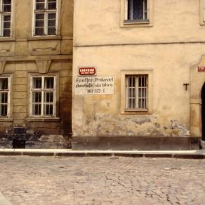 "Walking with Hrabal N° 7" - Prague (1990)