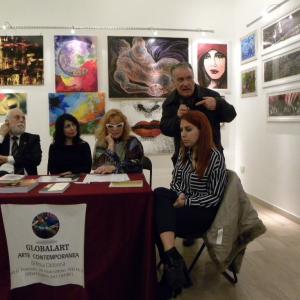 Finissage 16 aprile 2016.ORE 19,00 Concorso Internazionale Globalart 2016  dal tema Il Narcisismo e L’incapacità di Amare  Il piacere di amare fino a confondersi