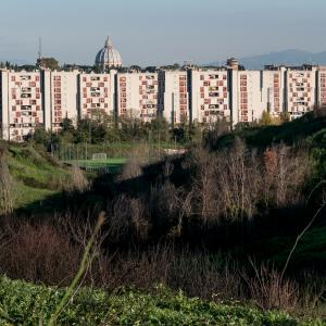 La valle dal parco del Pineto