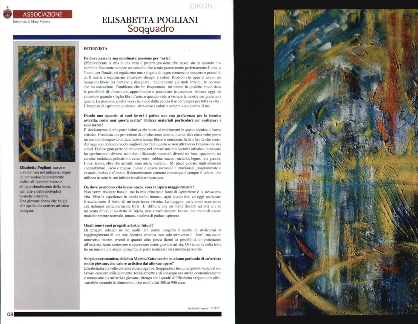 Interview - EIKON art magazine