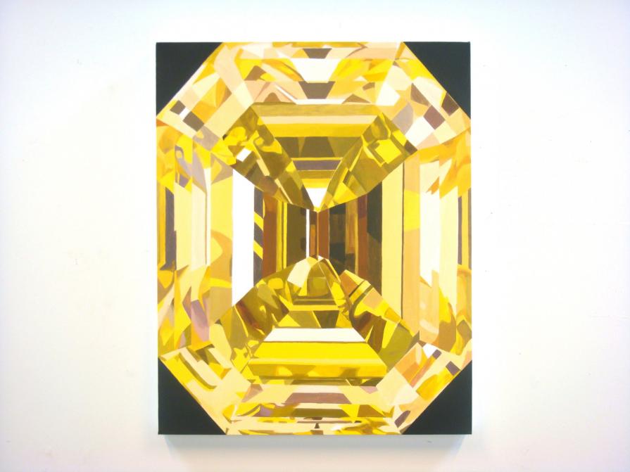 Yellow Emerald Cut Diamond