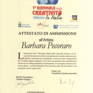 1° Biennale della creatività in Italia