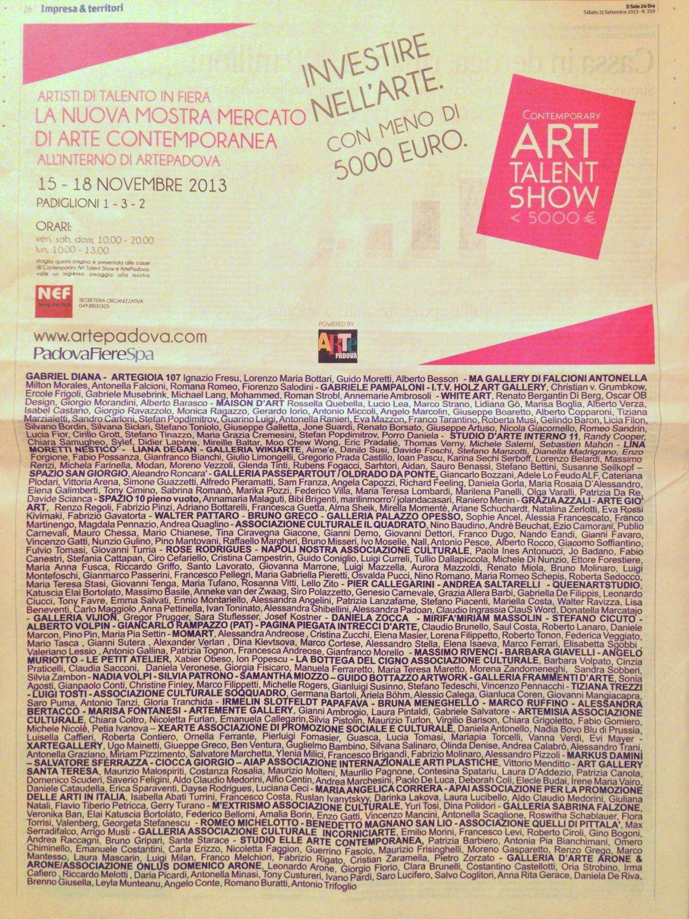 artepadova 2013