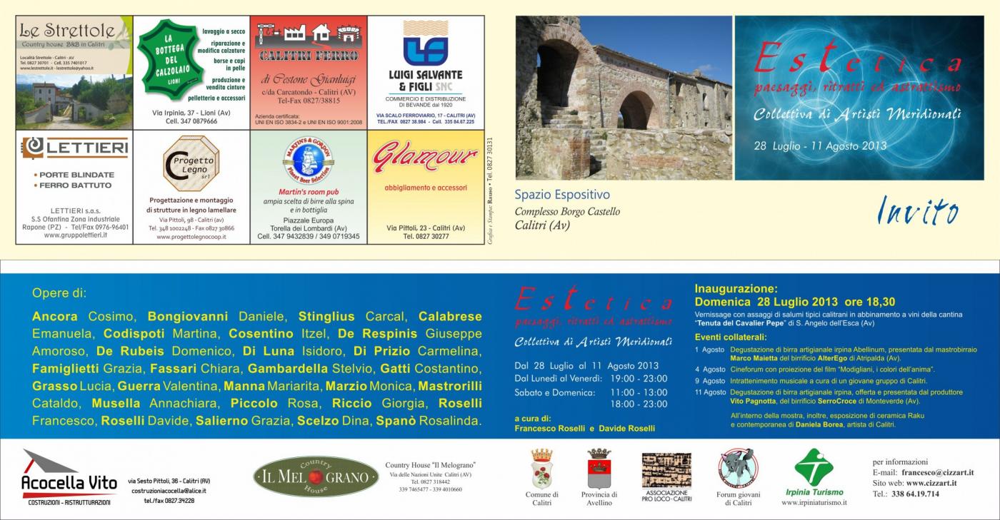 Collettiva  " Estetica " Complesso Borgo Castello - Calitri