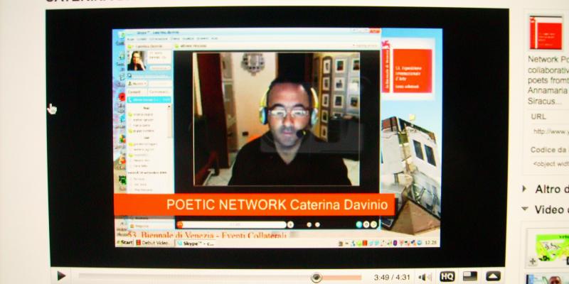 53 ° Biennal of  Venice  - Side Events - Poetry Reading in Web Cam 