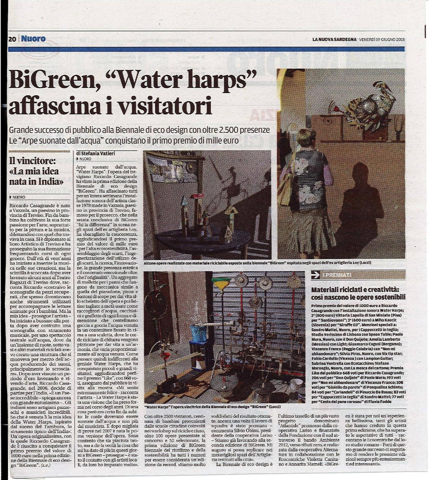 Bi Green - "Prima Biennale del Riutilizzo e della Sostenibilità"