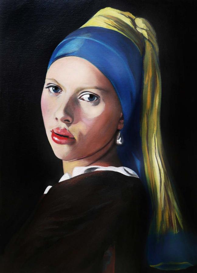 Scarlett Johansson vs Girl with a pearl earring