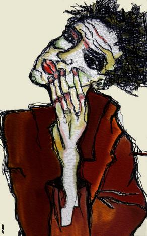 Leaning on Schiele