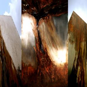 In Memoriam september 11 New York  _ triptych