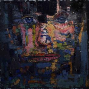 Fabio Modica | Faciem II - mixed media on canvas - cm 200x200 | 78x78 inches - Catania