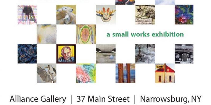 Carla Strozzieri partecipa a "Art in Sixes 2016" selezionato mostra d'arte, a Narrowsburg, NY.