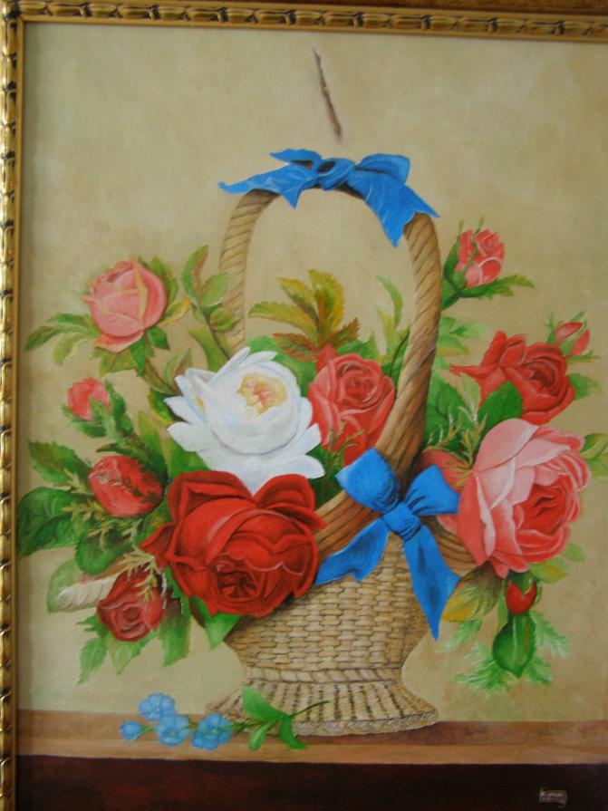 cesto di fiori