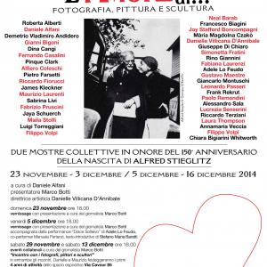 per L’AMORE di… fotografia, pittura & scultura: due mostre collettive in onore del 150° anniversario della nascita di ALFRED STIEGLITZ