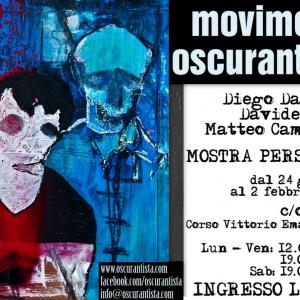 Mostra Personale del Movimento Oscurantista c/o GUSTO - Corso Vittorio Emanuele 353, Cagliari