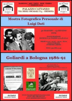 Locandina Mostra Luigi Dati Palazzo Cattaneo Cremona