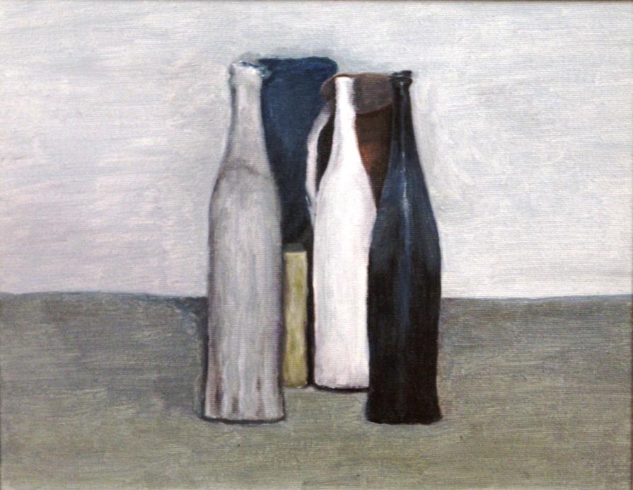 Natura morta con bottiglia blu (Giorgio Morandi)