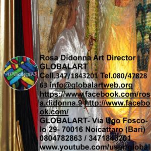 Alla Globalart le personali  di CARLA INSALATA EGOCENTRISMO  LUMETTA LUCIA CARICONE  IN ANONIMATO AURORA CIRILLO LA SVIOLINATA