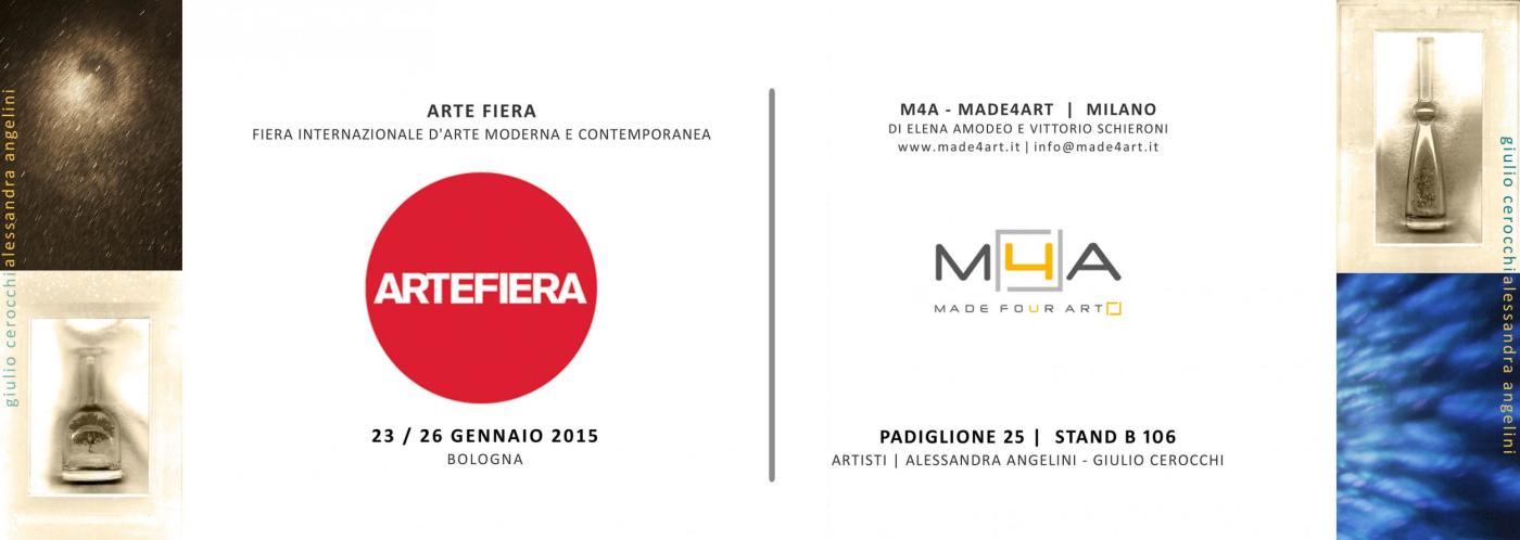 M4A - MADE4ART alla fiera internazionale d'arte moderna e contemporea Arte Fiera - Bologna