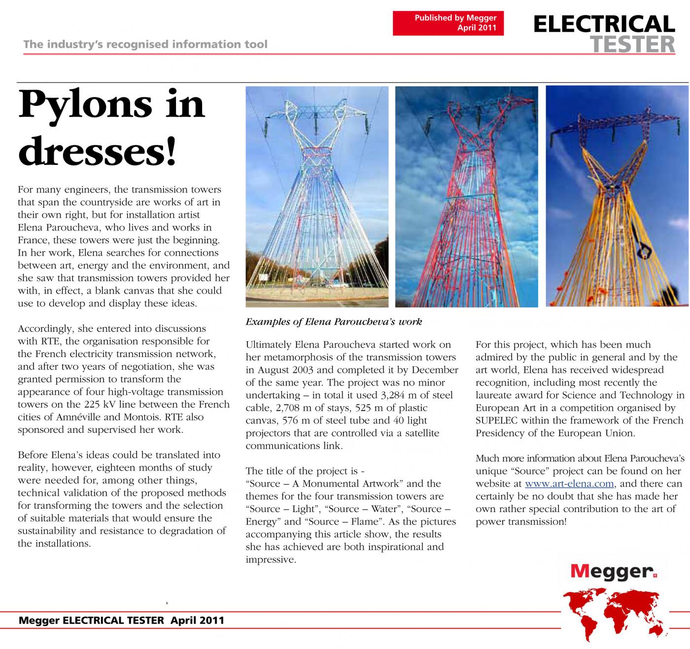 Pylons in dresses!