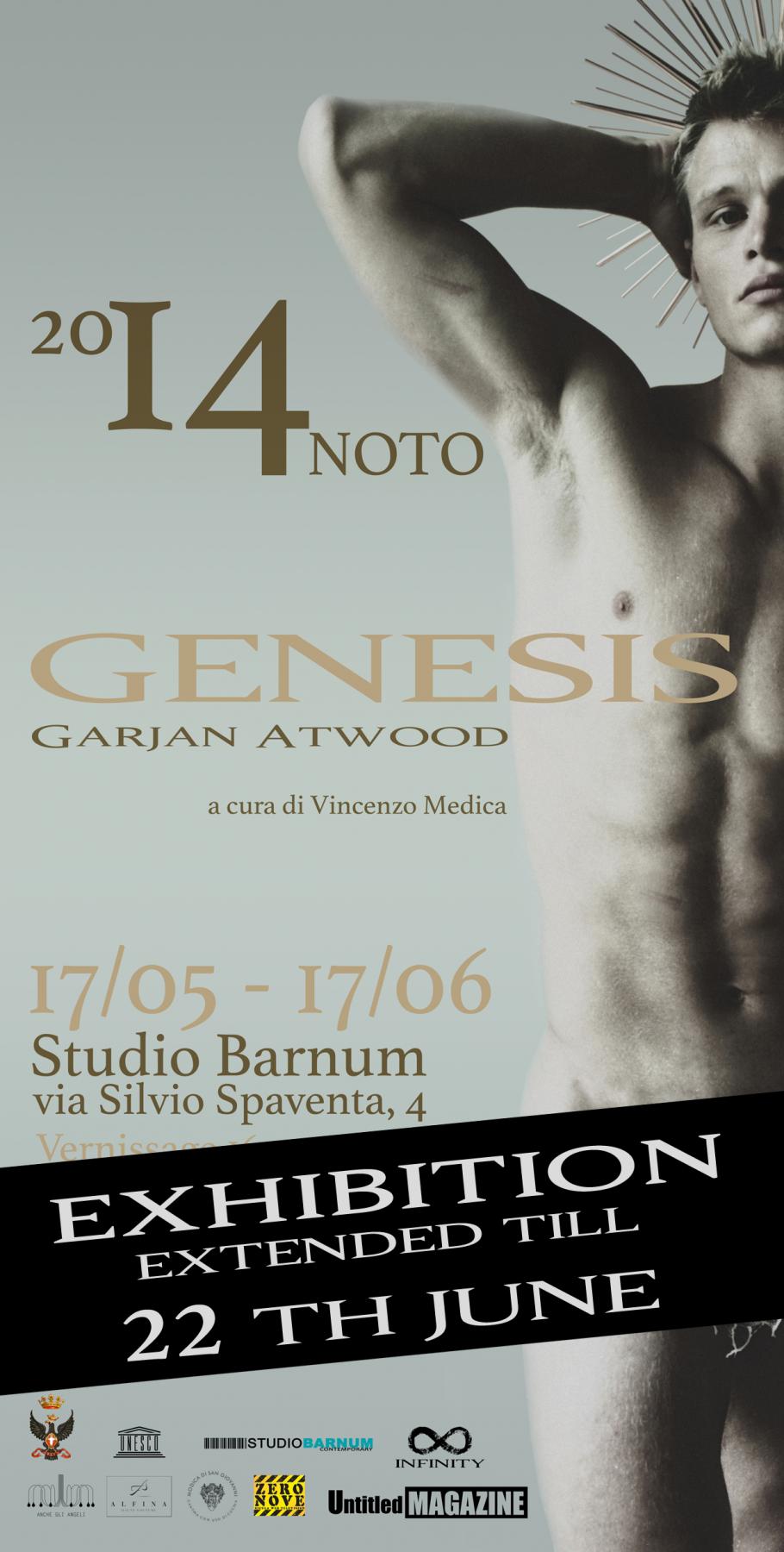 GENESIS EXHIBITION extended till 22th june 2014