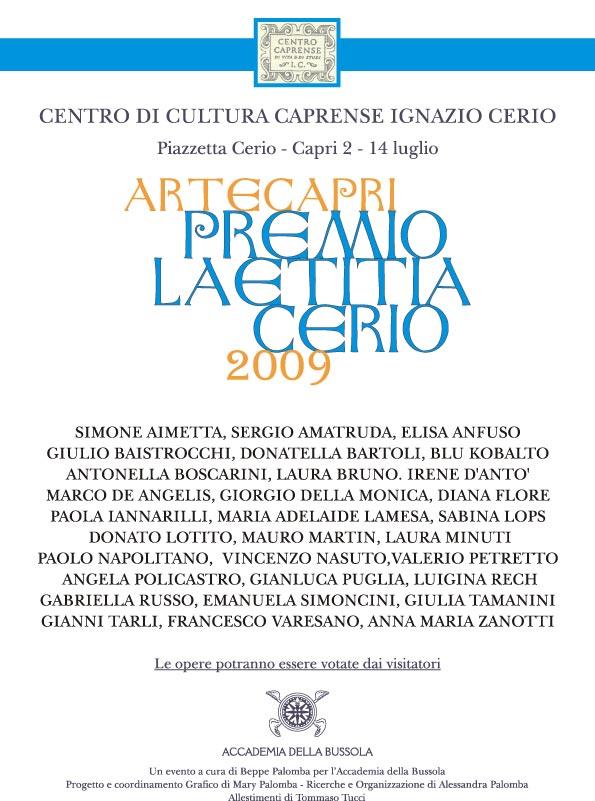 PREMIO LAETITIA CERIO - CAPRI