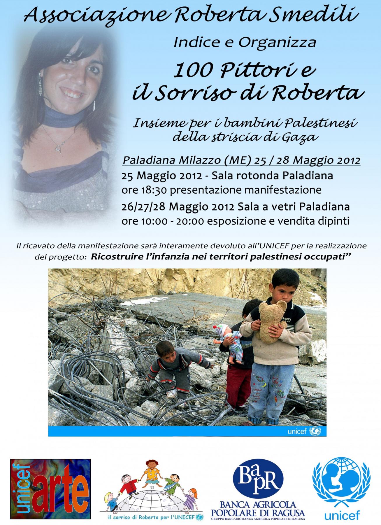 Il sorriso di Roberta per l’UNICEF - project "Reconstructing Childhood"