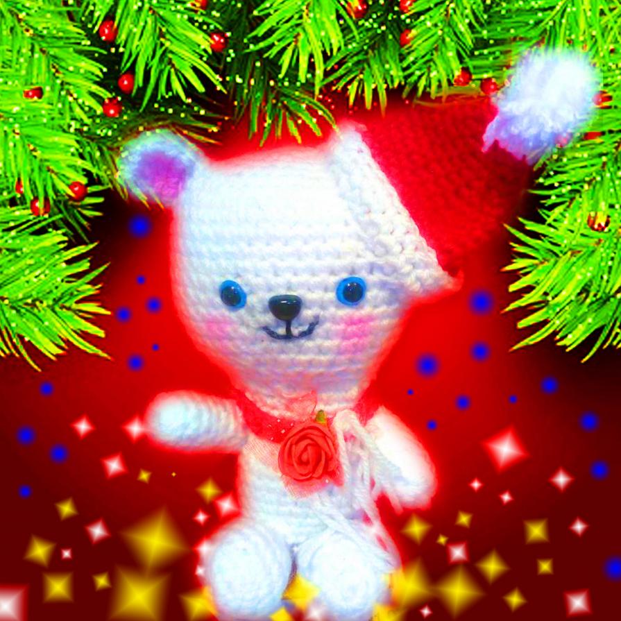 # ORSETTINA DI NATALE AMIGURUMI 45