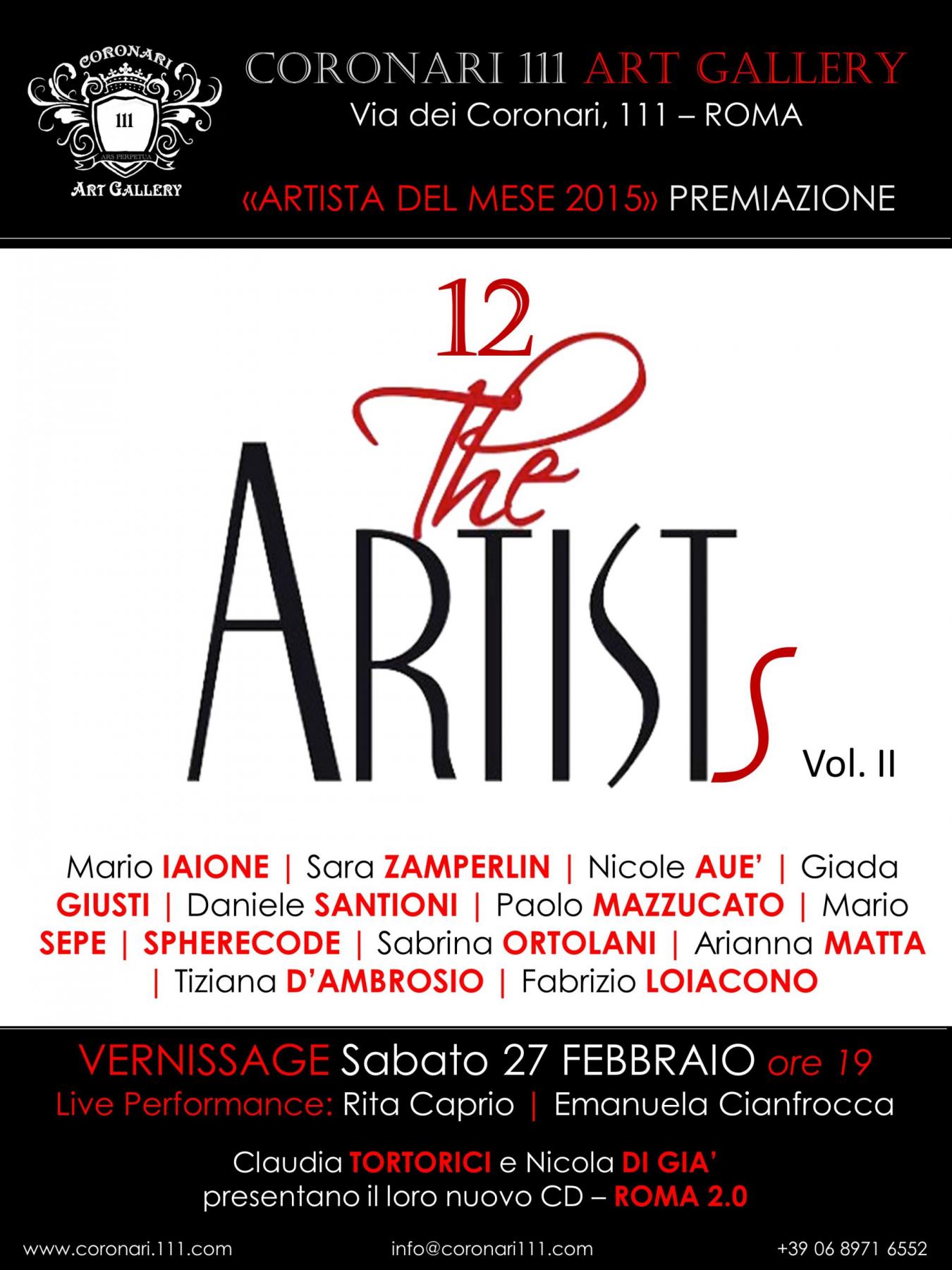 12 THE ARTISTs 2016